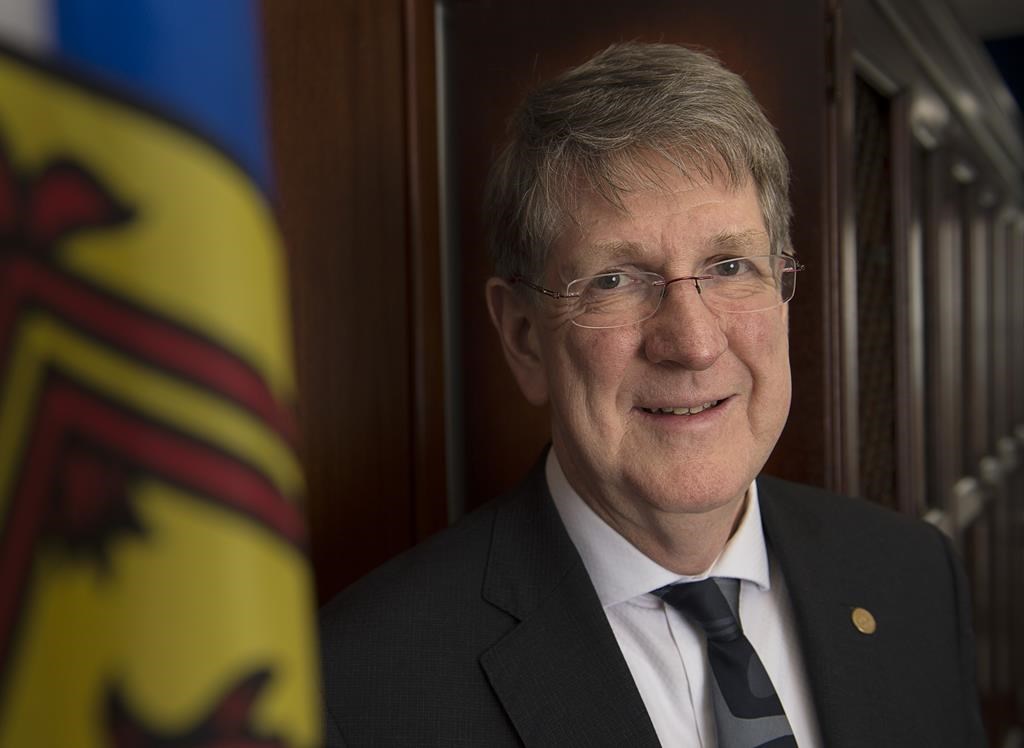 Nova Scotia's Chief Justice Michael MacDonald stands in his office during his last days on the job in Halifax on Wednesday, Jan. 30, 2019.