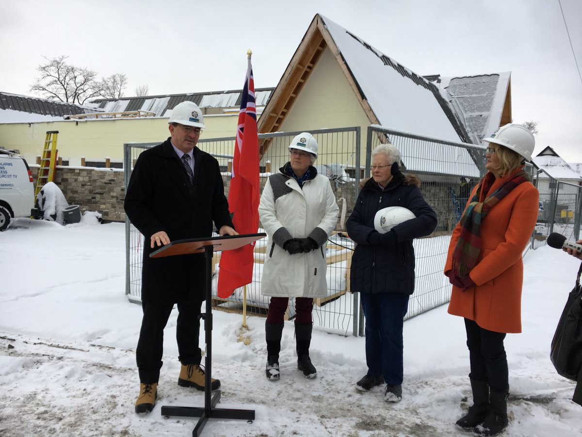 Peterborough-Kawartha MPP Dave Smith announced $534,000 to go towards Hospice Peterborough's new facility being built on London Street.
