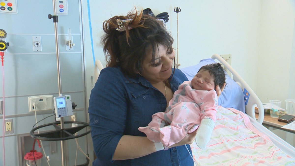 Karla Rivas welcomed baby girl into the world, Jan. 1 at 12:24 a.m.