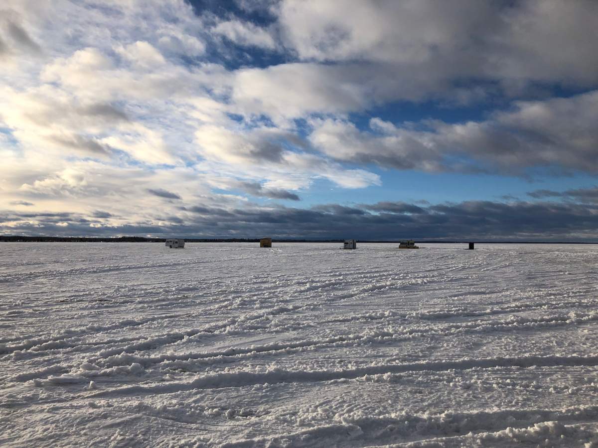 The temperature feels like -22 C with the wind chill in Alberta Beach, Alta., Tuesday.