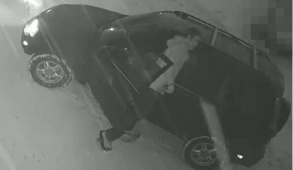 Police are seeking to identify two suspects after a safe was reported stolen from a business in Barrie. 