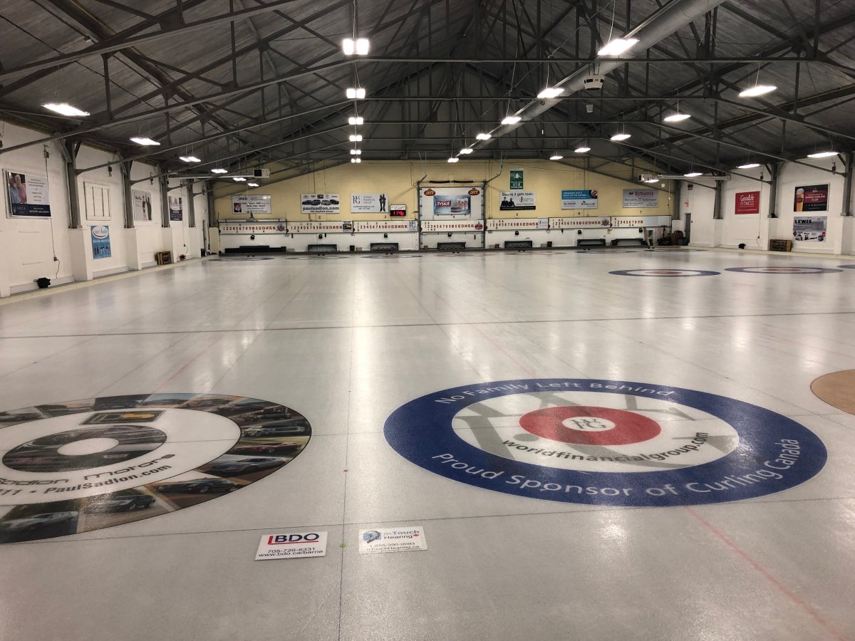 Ice technicians have determined that brine is leaking from the pipes underneath the ice pad at the Barrie Curling Club. 