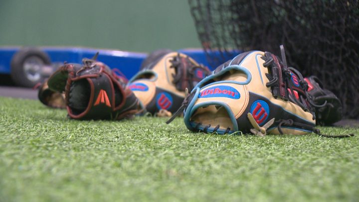 Kids took part in a baseball camp in Calgary over the weekend.