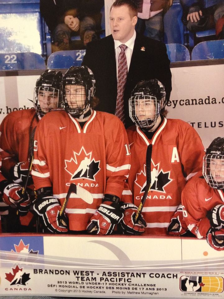Brandon West has been named new head coach and general manager of the West Kelowna Warriors hockey team. 
