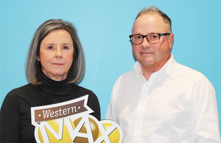 Fort Qu’Appelle’s Michele Hahn and her brother Gerhard Hahn won $1 million on the Jan. 11 Western Max draw.