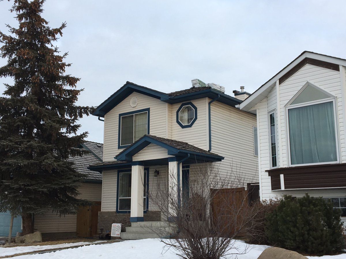 Two men were seriously injured after falling from a home they were roofing in Calgary on Wednesday. 