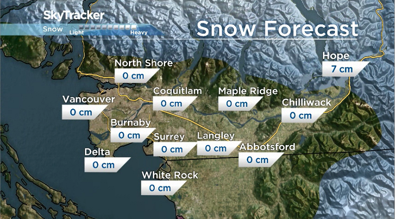 Snowfall Warnings Hit The South Coast, Travel Impacted On Vancouver ...