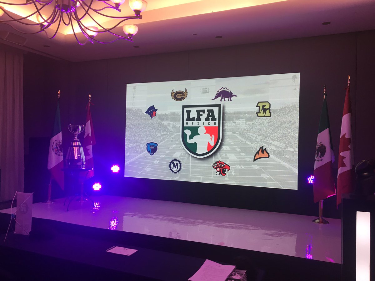The CFL gathered in Mexico for the first ever CFL/LFA draft on January 13, 2019.