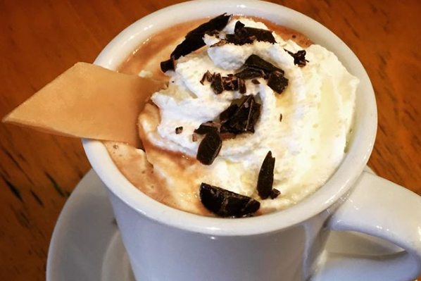 In 2019, Bell's Bookstore and Cafe in southwest Calgary sold this hot chocolate during YYC Hot Chocolate Fest.