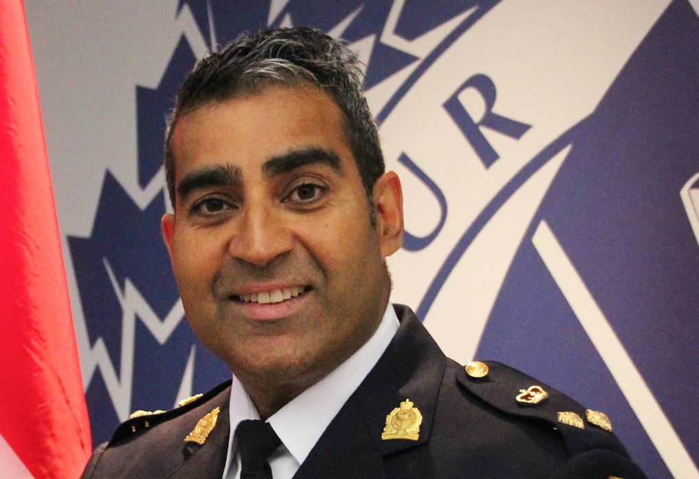Victoria police Chief Del Manak. 