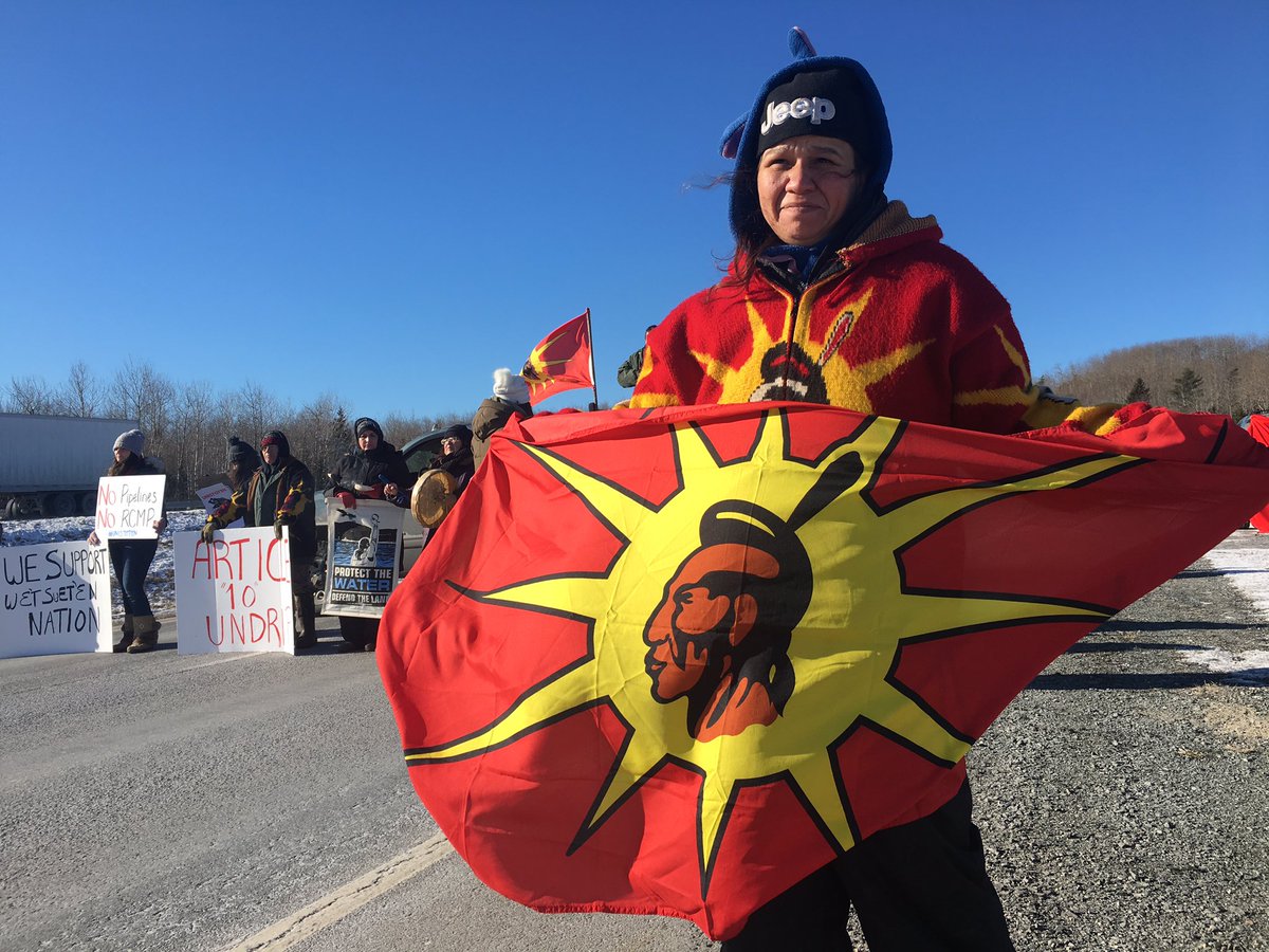 Protesters Block Nova Scotia’s Hwy 102 In Support Of B.C. Anti-pipeline ...