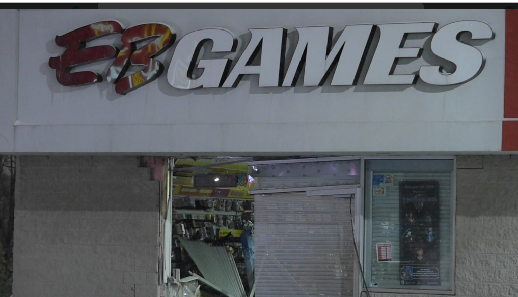 Two reported break-ins at EB Games stores are under investigation by Hamilton police. 