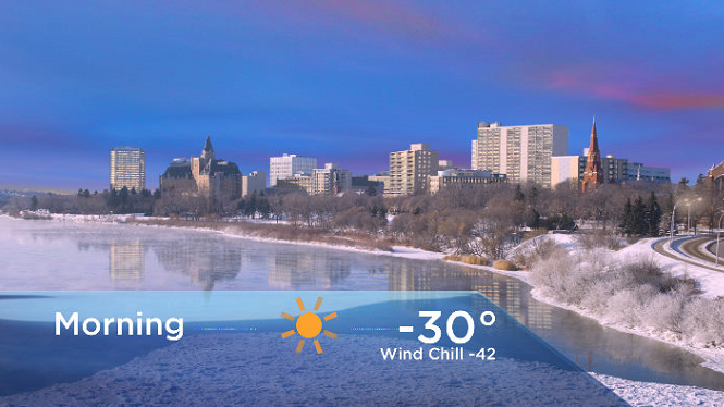 Extreme -40 wind chills are expected Thursday morning in Saskatoon.