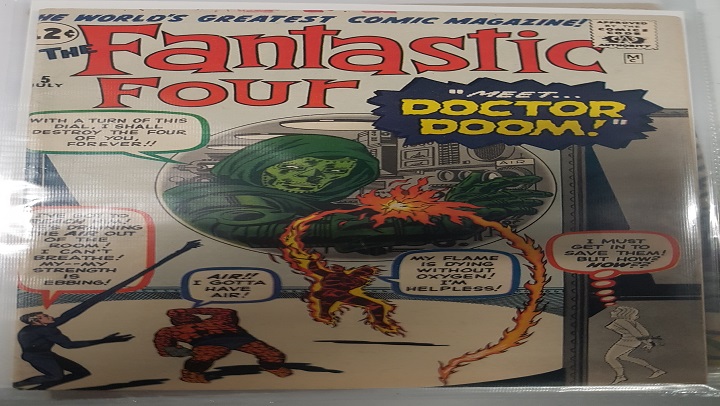 Lee Pearson of Bridge City  Comics and Collectibles in Saskatoon estimates the Fantastic Four #5 comic is worth about $18,000.