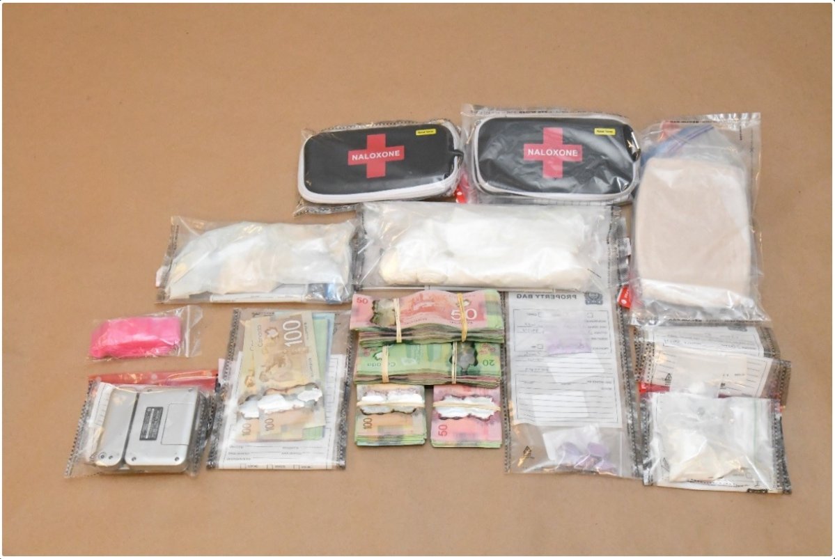 London police seized cash and drugs, including close to $300k in fentanyl, following a search of a home on Castlegrove Boulevard on Wednesday, Jan. 2, 2019. 