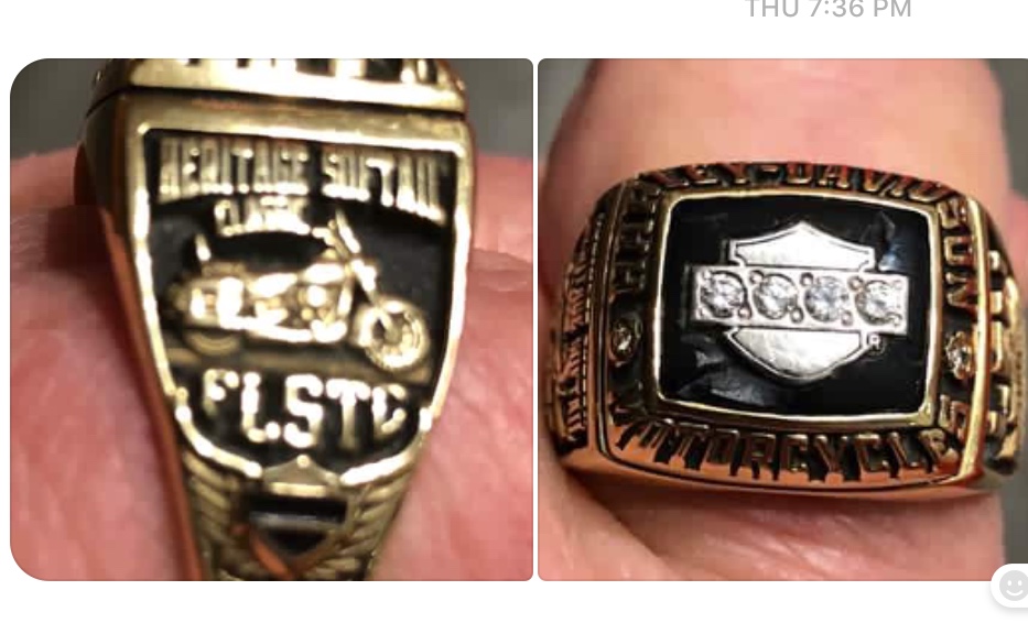 Photo of Kelly’s stolen ring