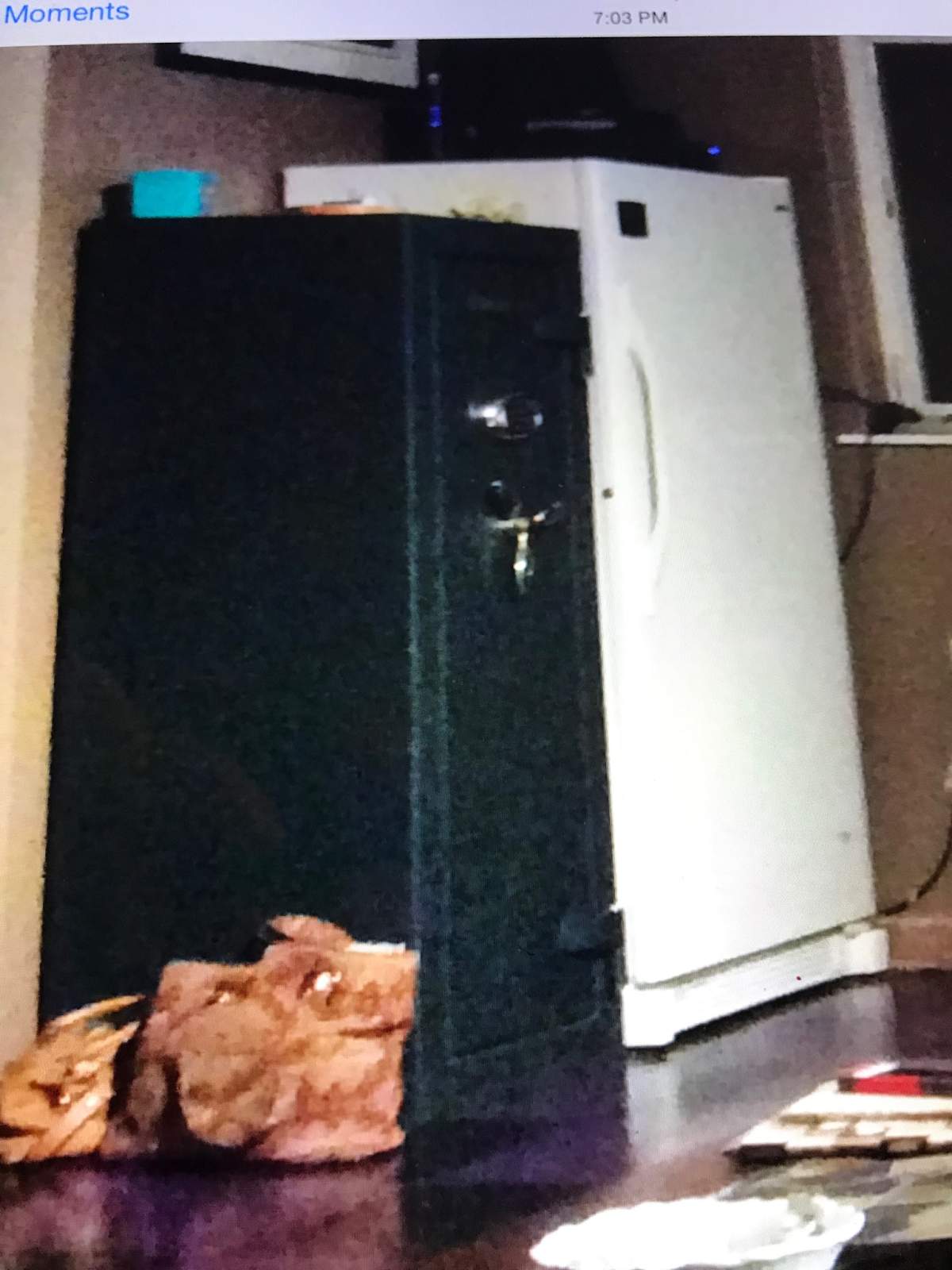 Photo of safe stolen from Water Valley home