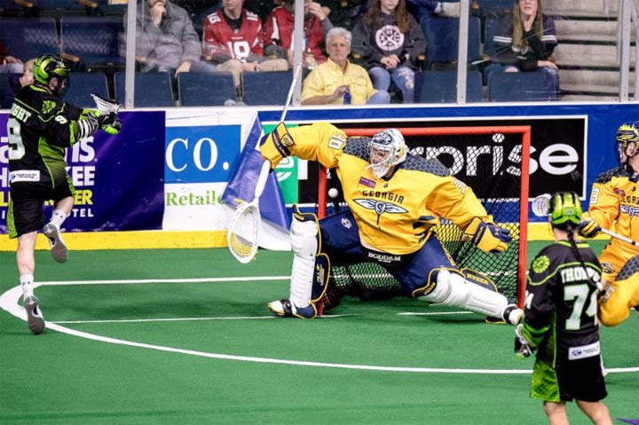 The Georgia Swarm started strong in their win on Sunday, but the Saskatchewan Rush didn’t go down without a fight.