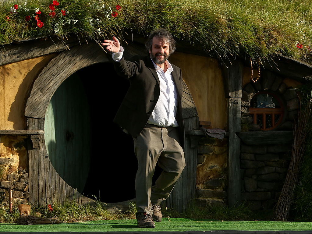 Peter Jackson before delivering a speech at ‘The Hobbit: An Unexpected Journey’ premiere at Embassy Theatre on Nov. 28, 2012, in Wellington, New Zealand.