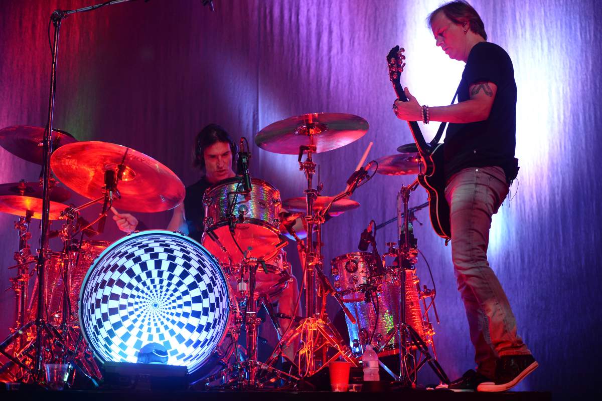 Sean Kinney and Jerry Cantrell of Alice In Chains perform at Hard Rock Live on Aug. 11, 2015, in Hollywood, Fla.