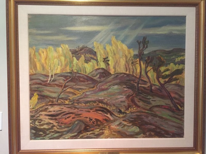 A canvas painting titled "Sun Gleams: Autumn, North Saskatchewan" by A.Y. Jackson worth an estimated $200,000 was stolen from a Toronto home on Jan. 18, 2019.