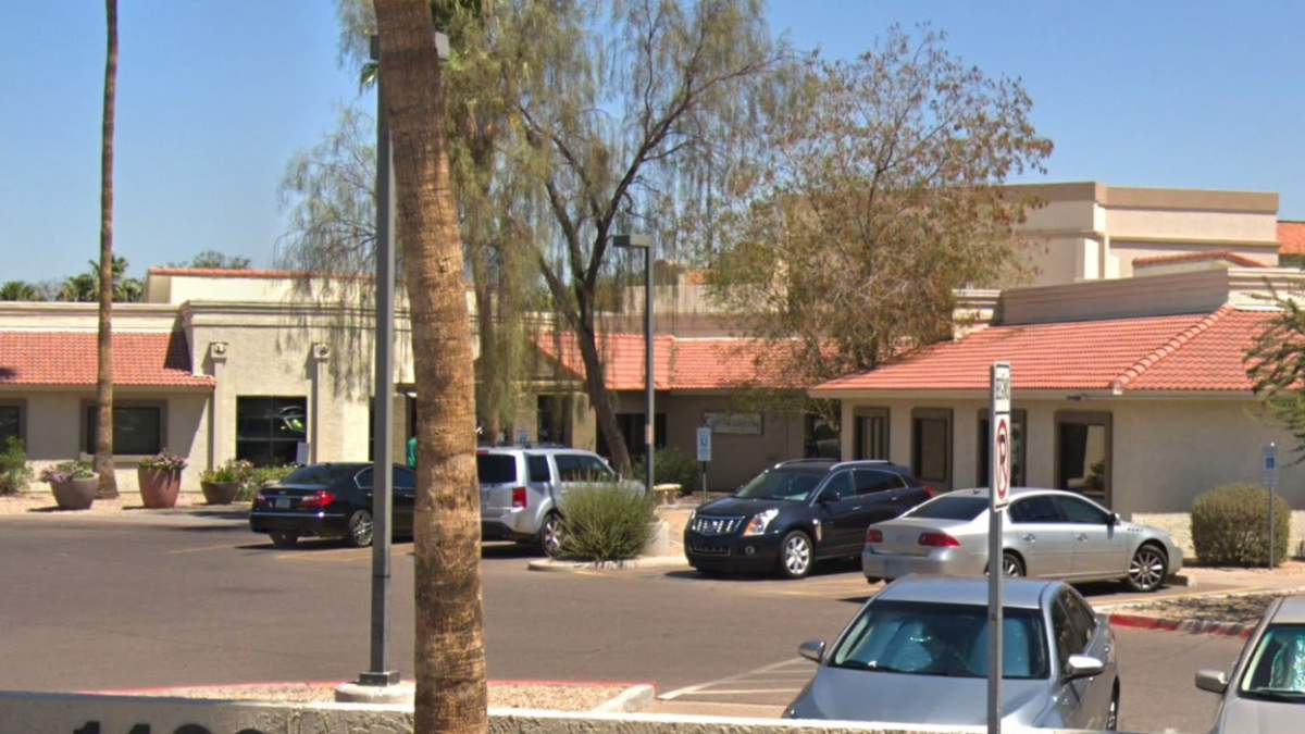 A Hacienda HealthCare nursing facility is shown in Phoenix, Ariz.