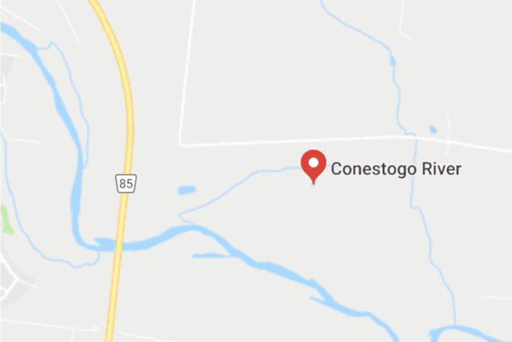 A collision shut down Highway 85 near the Conestogo River bridge on Thursday morning.