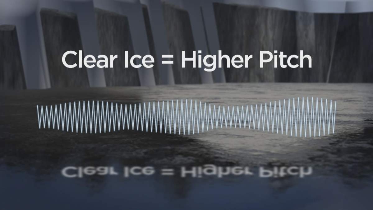 Ice drummer serenades skaters on frozen lake near Banff - image
