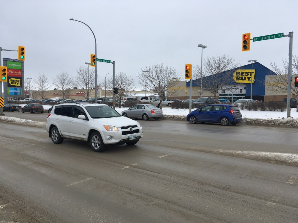 The intersection where Friday night’s fatal collision occurred.