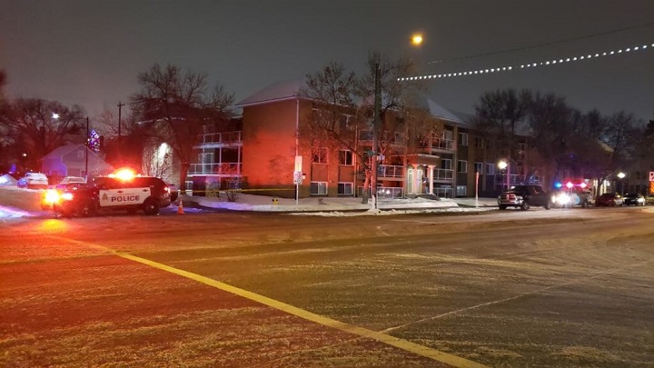 Edmonton police investigating the death of a man at an apartment near 124 Street in the Westmount neighbourhood. Saturday, January 5, 2019. 