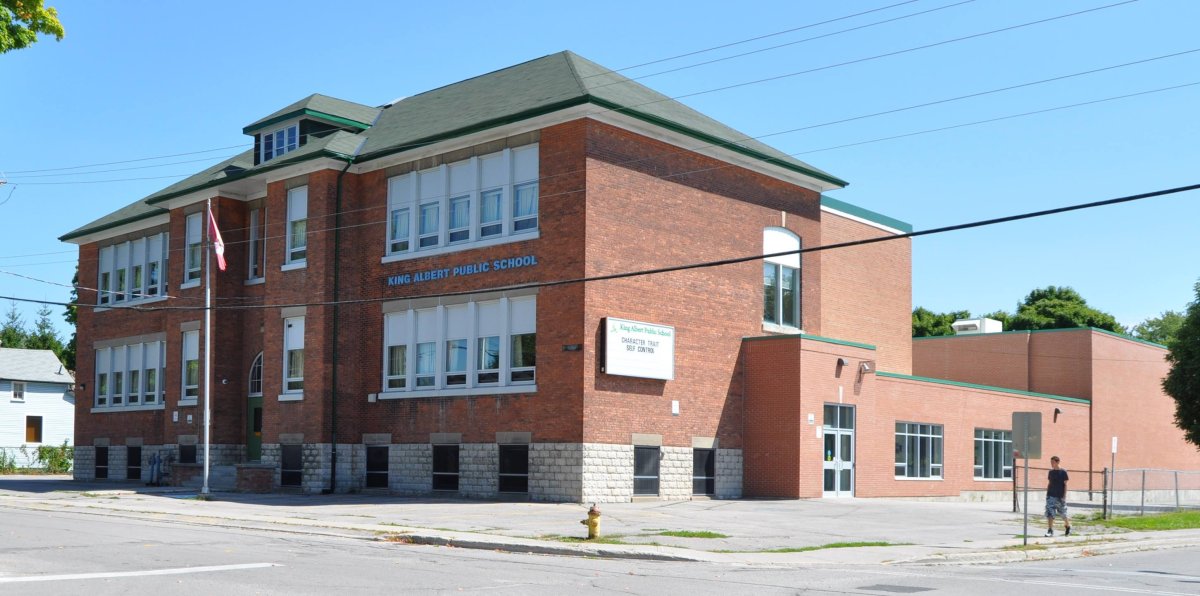 A teacher at King Albert Public School in Lindsay, Ont., is accused of assaulting a student.