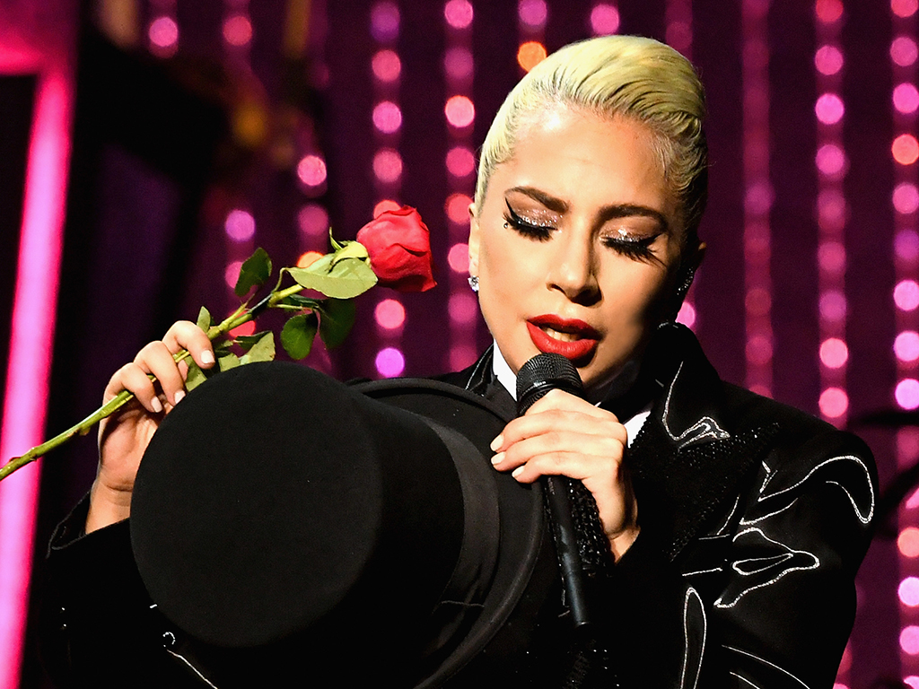 Lady Gaga performs during her ‘Jazz & Piano Engagement’ on the ‘Enigma’ Vegas Residency tour, at Park MGM in Las Vegas, Nev. on Jan. 20, 2019.