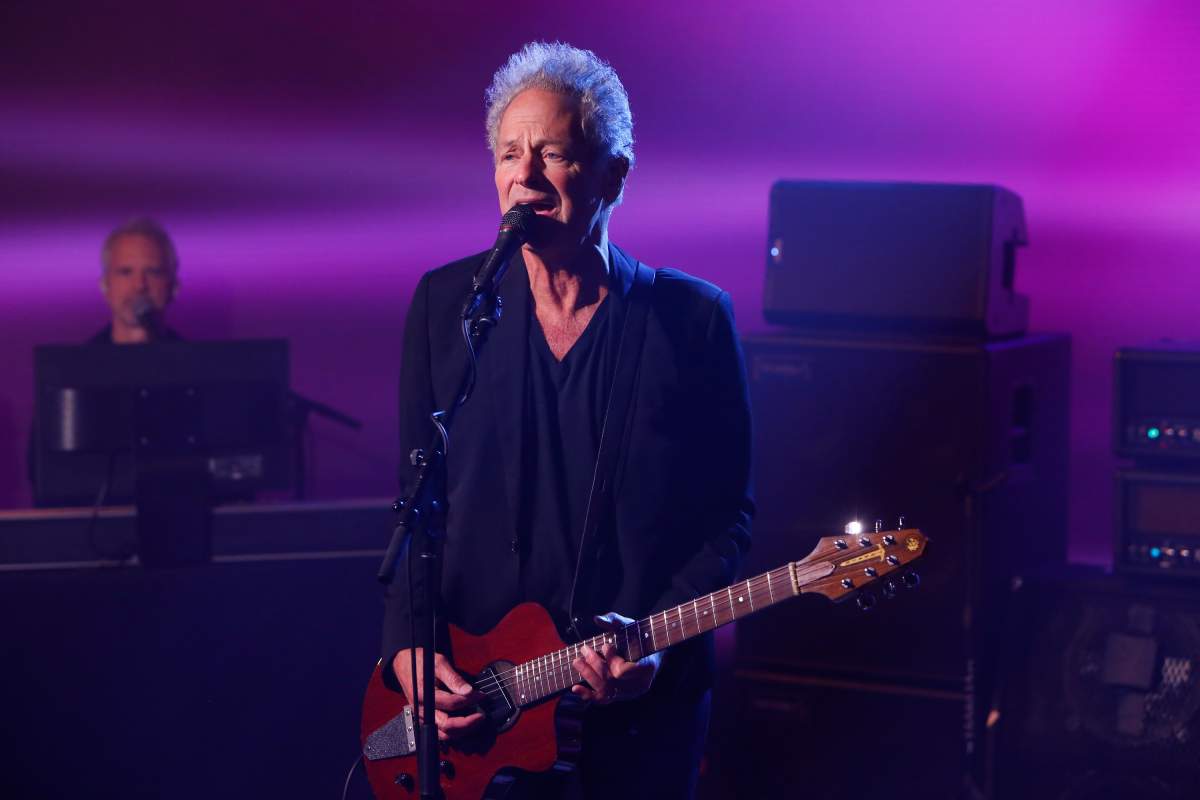 Lindsey Buckingham performing on ‘Jimmy Kimmel Live!’ on Oct. 1, 2018.