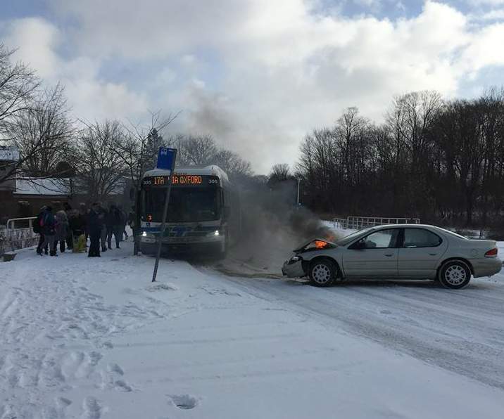 Police say no injuries were reported.