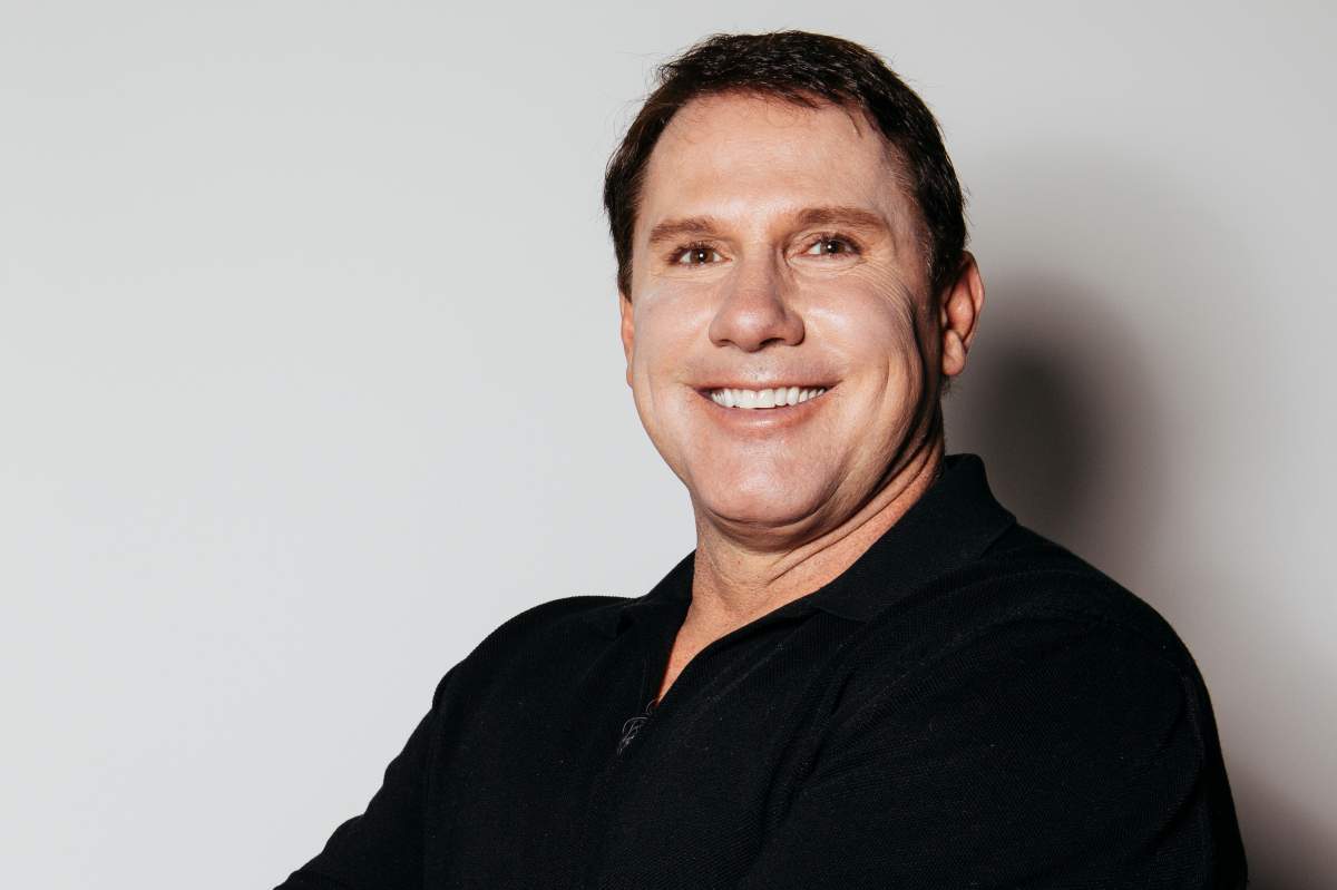 American romance novelist, screenwriter and producer, Nicholas Sparks, poses on Oct. 16, 2017, in Milan, Italy.