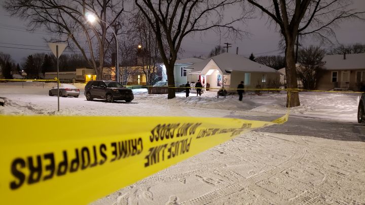 At least 10 police cruisers were seen in a residential part of the north Edmonton community of Montrose on Friday night.