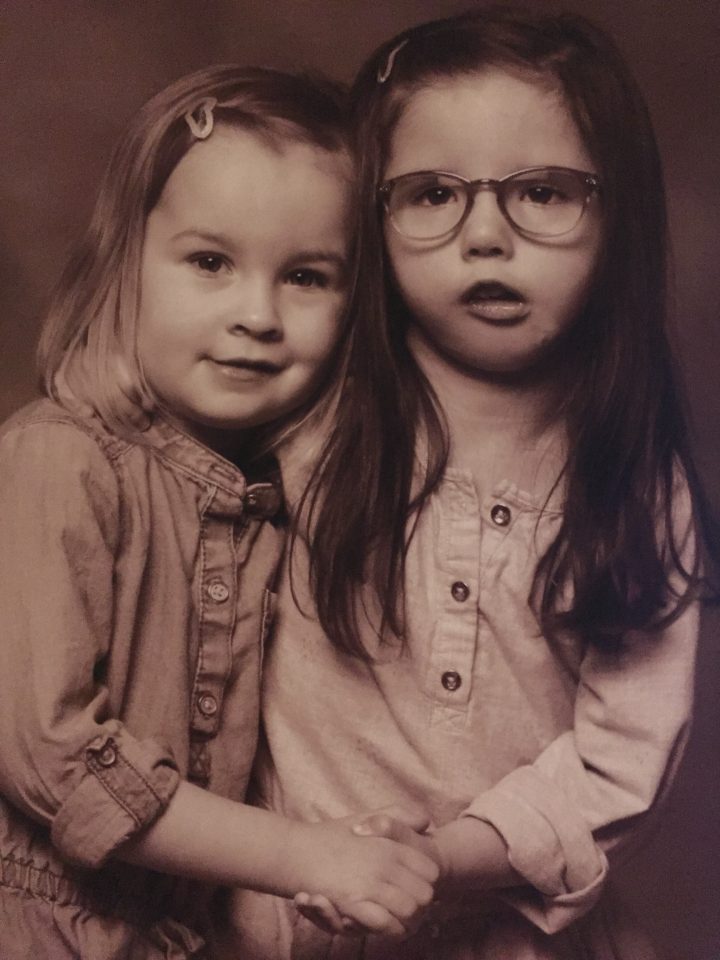 Nyla wither her younger sister, Senya.