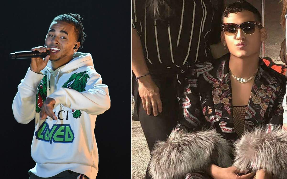 (L-R): Ozuna and Kevin Fret. (Photo by Ethan Miller/Getty Images for LARAS/Kevin Fret/Facebook  )