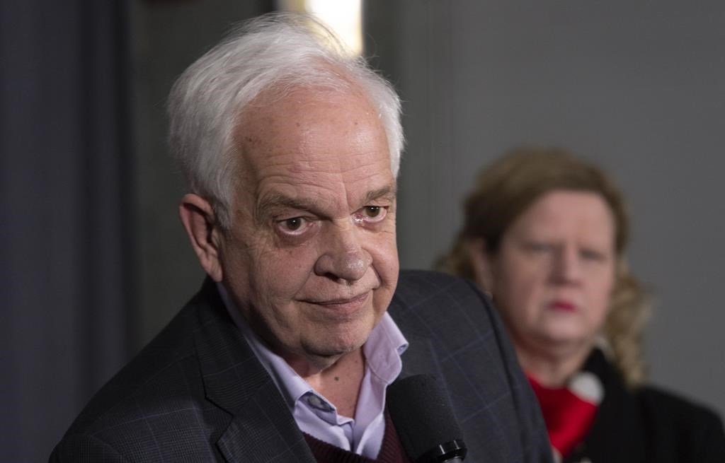 Former Canadian Ambassador to China John McCallum listens to a question following participation at the federal cabinet meeting in Sherbrooke, Que., Wednesday, Jan. 16, 2019.