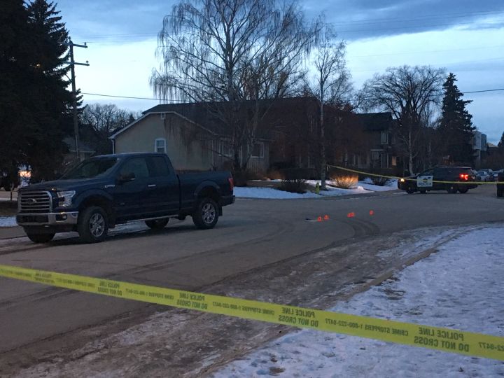 Calgary police investigate after a pedestrian was struck on Jan. 9, 2019.