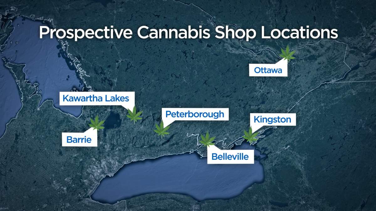 Only six municipalities in Ontario’s eastern region are large enough to be eligible to win in the government’s cannabis licence lottery. The municipalities needed to have a population of 50,000 or more to be eligible to host a cannabis store.