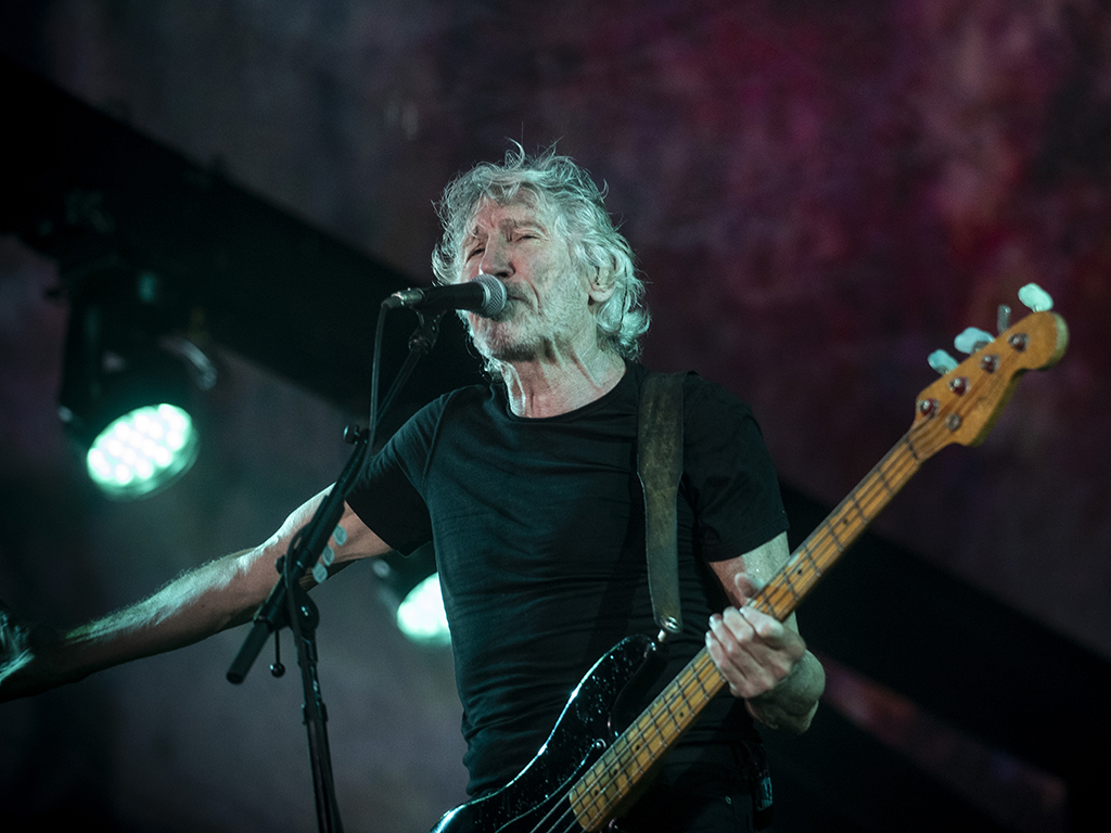 Roger Waters performs at Maracana Stadium on Oct. 24, 2018, in Rio de Janeiro, Brazil.