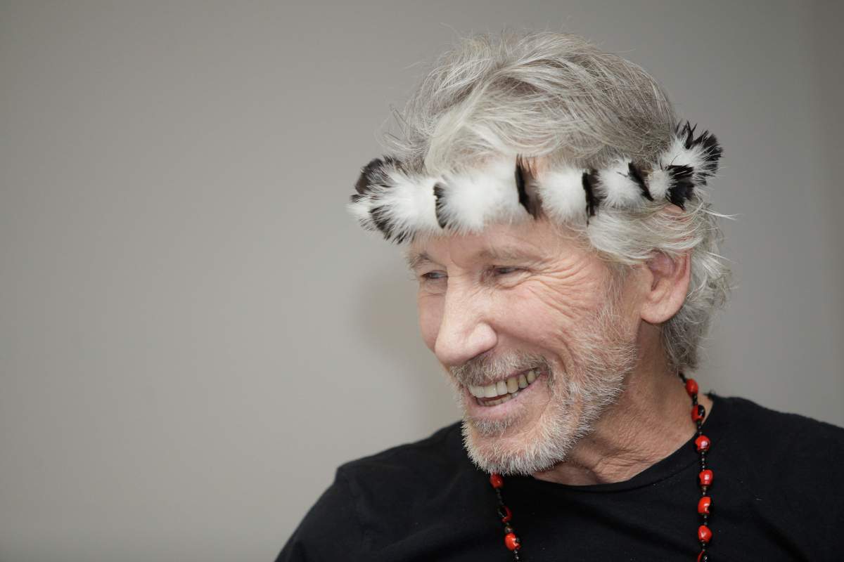 Roger Waters during a press conference expressed his support to communities affected by oil pollution in Quito, Ecuador, on Oct. 20, 2018.