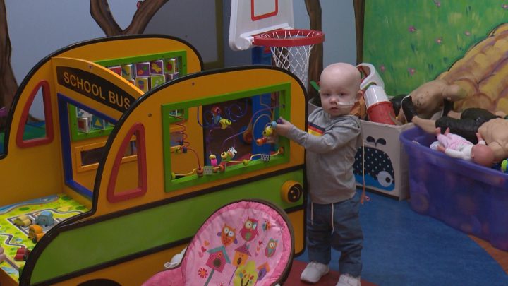Nicolas Bloomer is undergoing cancer treatment during his stay at Ronald McDonald House in Calgary.