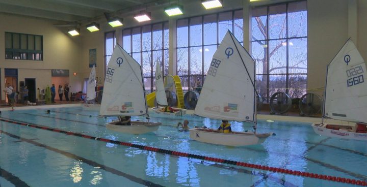 The Glenmore Sailing Club hosted an indoor sailing event in Calgary on Saturday.