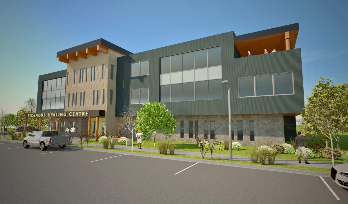 A possible design for a new wellness centre in Sicamous.