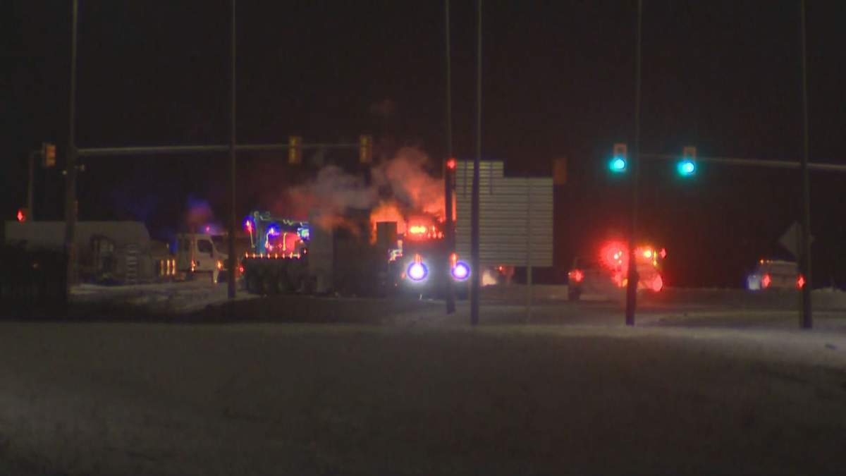 The Trans-Canada Hwy. at Deacons Corner closed due to a motor vehicle collision.