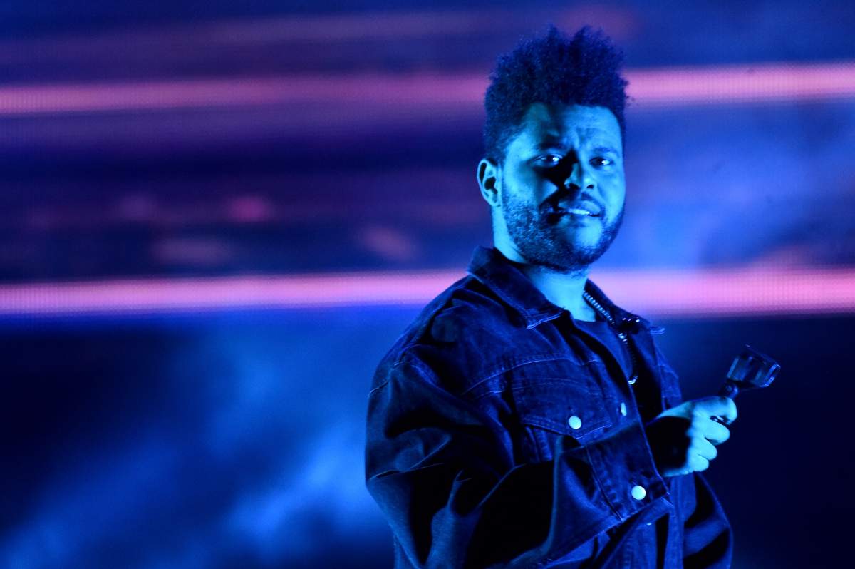 The Weeknd performs onstage during the 2018 Global Citizen Concert at Central Park, Great Lawn on Sept. 29, 2018, in New York City.