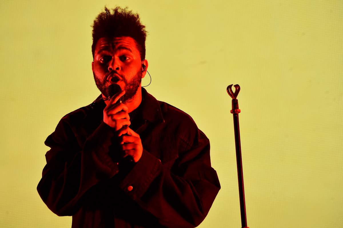 The Weeknd performs onstage during the 2018 Global Citizen Concert at Central Park, Great Lawn on Sept. 29, 2018, in New York City.