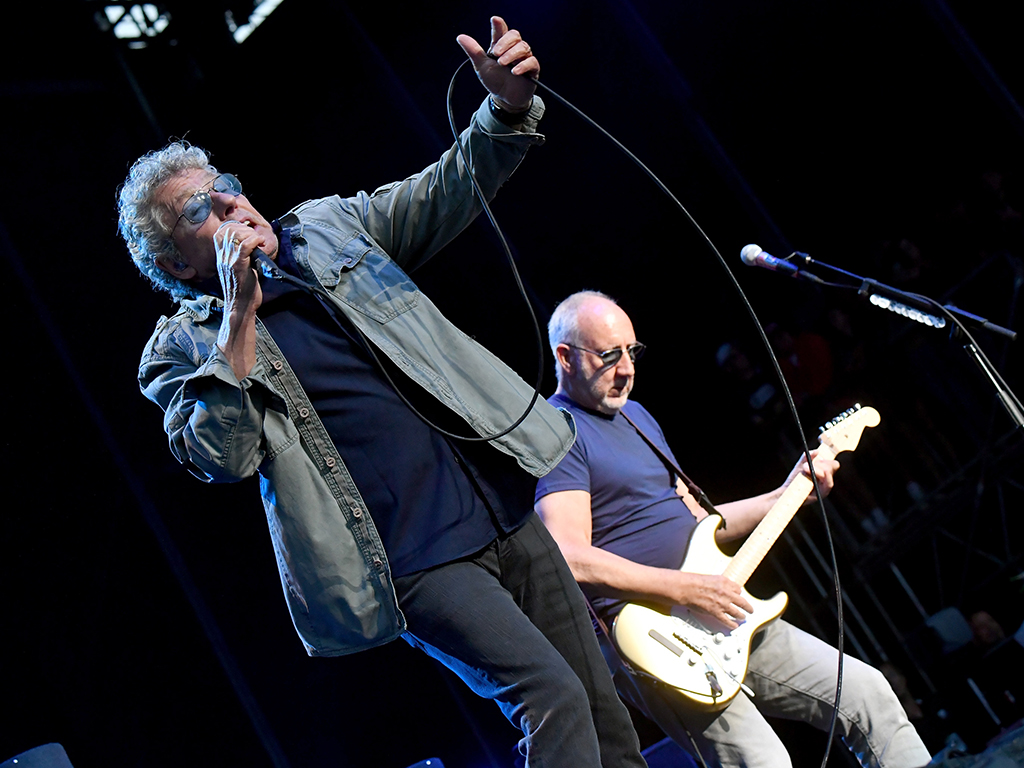 (L-R) Roger Daltrey and Pete Townshend of The Who perform during the Outside Lands Music And Arts Festival at Golden Gate Park on Aug. 13, 2017 in San Francisco, Calif.